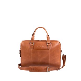 Negotia  Laptoptas  Heren Bruin Leer