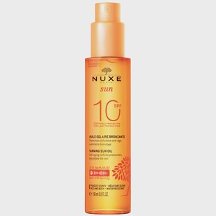 NUXE Sun Tanning Oil Face & Body SPF10 (150ml)