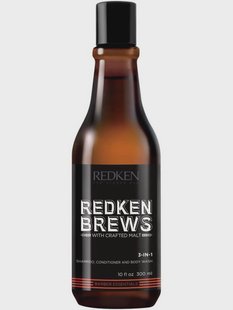 Redken Brews 3-in-1 Shampoo (300 ml)