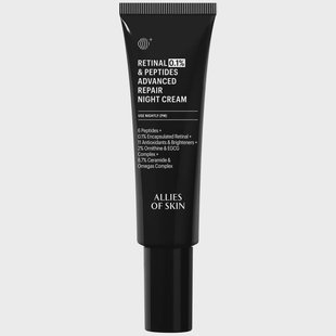 Allies of Skin 0.1% Retinal & Peptides Advanced Repair Night Cream (48 ml)