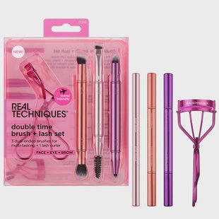 Real Techniques Double Time Retractable Brush Set