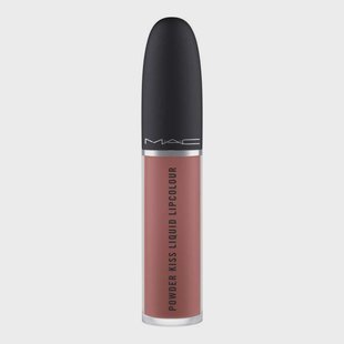 MAC Powder Kiss Liquid Lipcolour 15 Over The Taupe