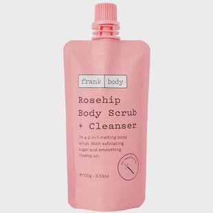 Frank Body Rosehip Body Scrub + Cleanser (100 g)