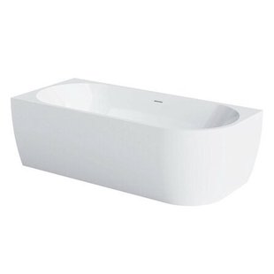 Go by Van Marcke D-Shape Design - halfvrijstaand bad - 180x80x60cm - hoek links - acryl - glans wit 20006162