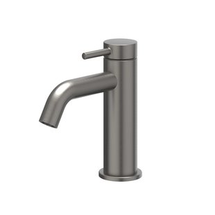 IVY Bond Wastafelmengkraan - opbouw - laag - coldstart - Geborsteld metal black PVD 6100106