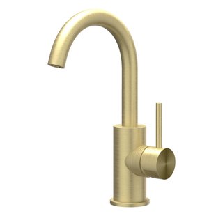 IVY Concord Wastafelmengkraan - opbouw - draaibare uitloop - coldstart - RVS316 - geborsteld mat goud PVD 6100262