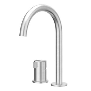 IVY Tribe Wastafelmengkraan - 2-gats - bladmontage - uitloop - coldstart - RVS316 - geborsteld 6100511