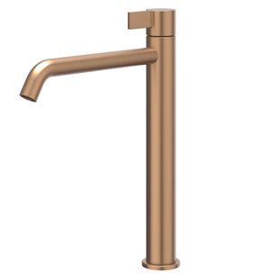 IVY Pact Wastafelmengkraan - opbouw - verhoogd - coldstart - Geborsteld mat koper PVD 6101155