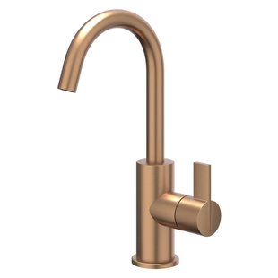 IVY Pact Wastafelmengkraan - opbouw - draaibare uitloop - coldstart - Geborsteld mat koper PVD 6101205