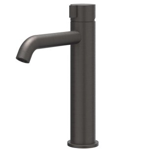 IVY Tribe Wastafelmengkraan - opbouw - middelhoog - coldstart - RVS316 - geborsteld carbon black PVD 6100414