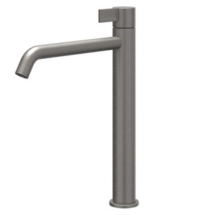 IVY Pact Wastafelmengkraan - opbouw - verhoogd - coldstart - Geborsteld metal black PVD 6101156