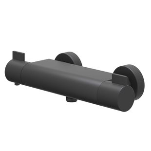 IVY Pact Thermostatische Douchekraan - opbouw - Cooltouch - Mat zwart PED 6202002