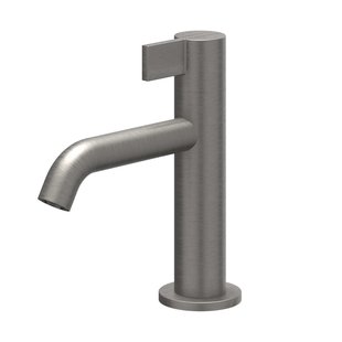 IVY Pact Fonteinkraan - opbouw - laag - Geborsteld metal black PVD 6402006