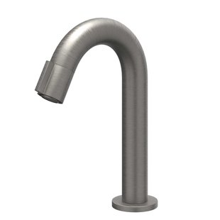 IVY Pact Fonteinkraan - gebogen - opbouw - laag - Geborsteld metal black PVD 6402056