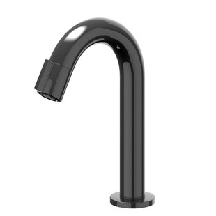 IVY Pact Fonteinkraan - gebogen - opbouw - laag - Zwart chroom PVD 6402057