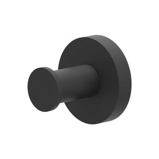 IVY Handdoekhaak - enkel - groot - Mat zwart PED 6500602