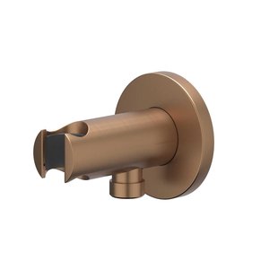 IVY Wandhouder - geïntegreerde wateruitlaat - 1/2 - Geborsteld mat koper PVD 6900205