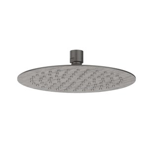 IVY Hoofddouche - slim - 20cm - antikalk nozzels - Eco-air - Geborsteld metal black PVD 6900506