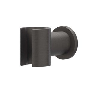 IVY Wandhouder - rozet - bevestigingsmateriaal - RVS316 - geborsteld carbon black PVD 6900114