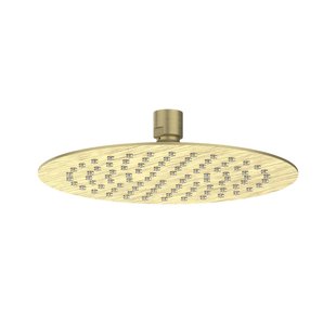 IVY Hoofddouche - slim - 20cm - antikalk nozzels - Eco-air - Geborsteld mat goud PVD 6900504