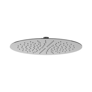 IVY Hoofddouche - slim - 30cm - antikalk nozzels - Eco-air - Zwart chroom PVD 6900607
