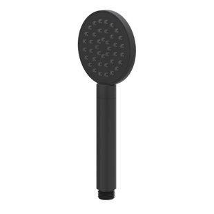 IVY Handdouche - rond - 9cm - satin spray - Mat zwart PED 6900452