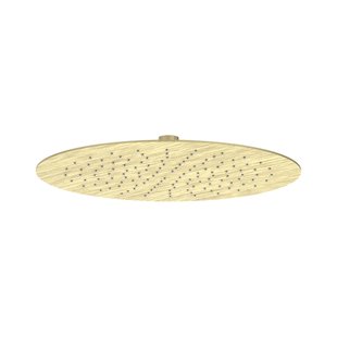 IVY Hoofddouche - slim - 30cm - antikalk nozzels - Eco-air - Geborsteld mat goud PVD 6900604