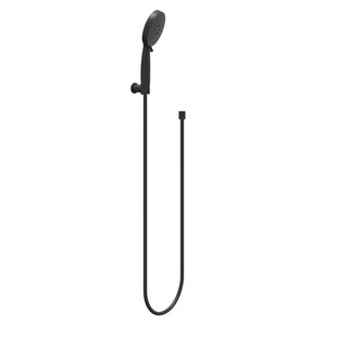 IVY Handdoucheset - verstelbaar - 3 standen - met verstelbare wandsteun - doucheslang 150cm - staafmodel - 120 cm - Mat zwart PED 6901112