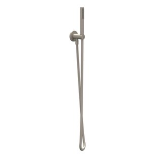 IVY Glijstangset - met handdouche - rond - satin spray - doucheslang 150cm - Geborsteld nickel PVD 6901133
