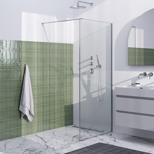 BRAUER Season Inloopdouche helder glas met frame 90x200cm - geborsteld RVS GS-SEID1H90200NG