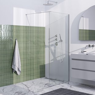 BRAUER Season Inloopdouche helder glas met frame 90x200cm - chroom GS-SEID1H90200CE