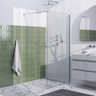 BRAUER Season Inloopdouche helder glas met frame 100x200cm - geborsteld RVS GS-SEID1H100200NG