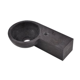 Wiesbaden Raw fontein rechts rond 40x23x10 cm hardsteen gezoet 39.3523