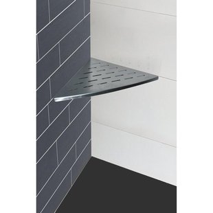Wiesbaden InWall hoekplanchet 29 x 29 cm RVS 33.4190