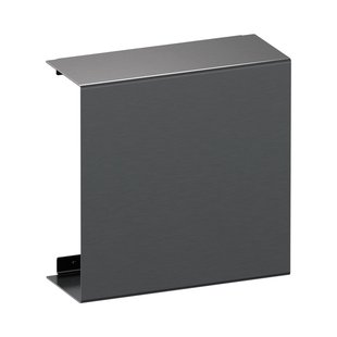 Brauer opbouwnis - 25x25cm - Gunmetal geborsteld 5-GM-227