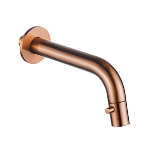 Fortifura Calvi Fonteinkraan - inbouw - uitloop 19.5cm - inkortbaar - Geborsteld koper PVD (Koper) SW1108832