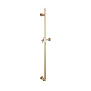 Fortifura Calvi Glijstang met geïntegreerde wandaansluitbocht - 90cm - Geborsteld Messing PVD (Goud) SW1111531