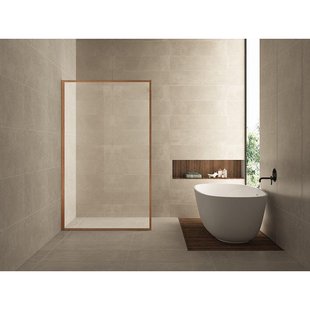 Wiesbaden Square inloopdouche 900 x 2000 x 8 mm nano helder glas/geborsteld brons koper 20.3303