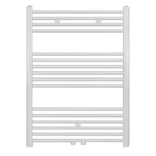 Belrad Handdoekradiator - middenaansluiting - 1000X600mm - 496Watt - Wit BW1000600