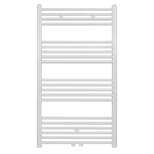 Belrad Handdoekradiator - middenaansluiting - 1200X600mm - 616Watt - Wit BW1200600