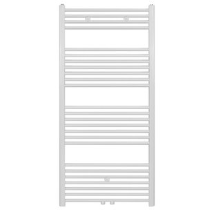 Belrad Handdoekradiator - middenaansluiting - 1400X600mm - 754Watt - Wit BW1400600