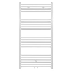 Belrad Handdoekradiator - middenaansluiting - 1200X500mm - 537Watt - Wit BW1200500
