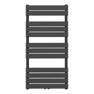 Belrad Handdoekradiator - middenaansluiting - 1200X600mm - Zwart BFRZ1200600