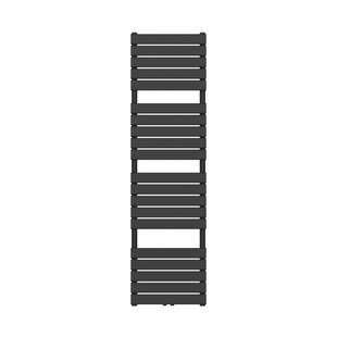 Belrad Handdoekradiator - middenaansluiting - 1800X500mm - Zwart BFRZ1800500