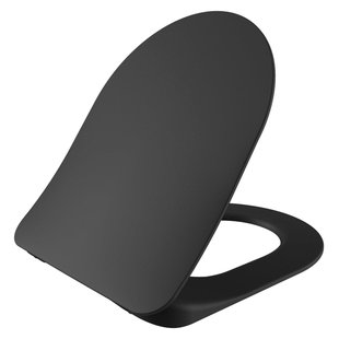 Creavit Wc-Zitting - duroplast - softclose - quick release - Inox Scharnieren - Mat Antraciet KC0903.01.0400E