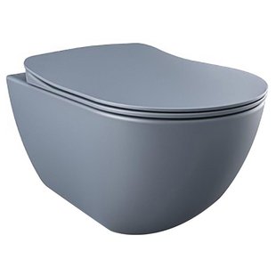 Creavit Hangend Toilet - 35.3x51cm - spoelrandloos - mat basalt FE322-11BM00E-0000