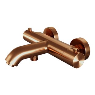 Brauer Copper Edition Badkraan - gladde knop - PVD - geborsteld koper 5-GK-229