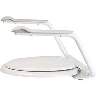 Etac Supporter Toiletsteun B60xL41.5cm Staal Wit E80303112-2