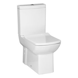 Creavit Lara Staande Toilet - onderpot - zonder bidet sproeier - muur/onderuitgang - wit LR360-11CB00E-0000