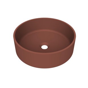 Arcqua Case waskom - rond - 40cm - mat terracotta WAS754700